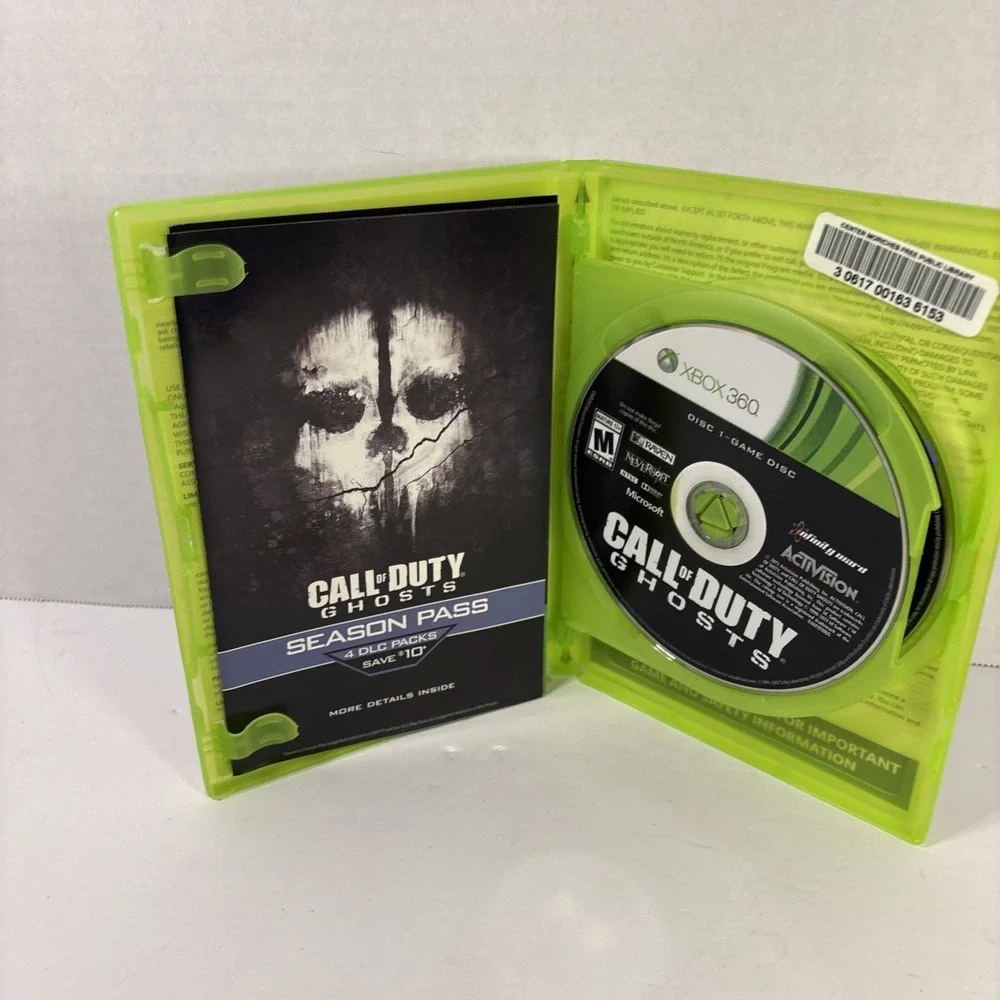 Call of Duty Ghosts Xbox 360 Tested Working Authentic Disc Only No Manual